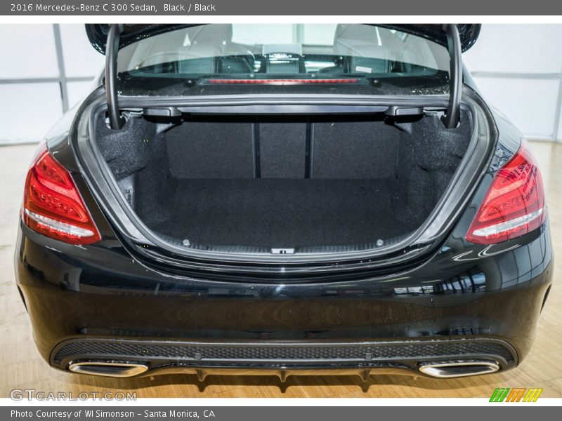 Black / Black 2016 Mercedes-Benz C 300 Sedan