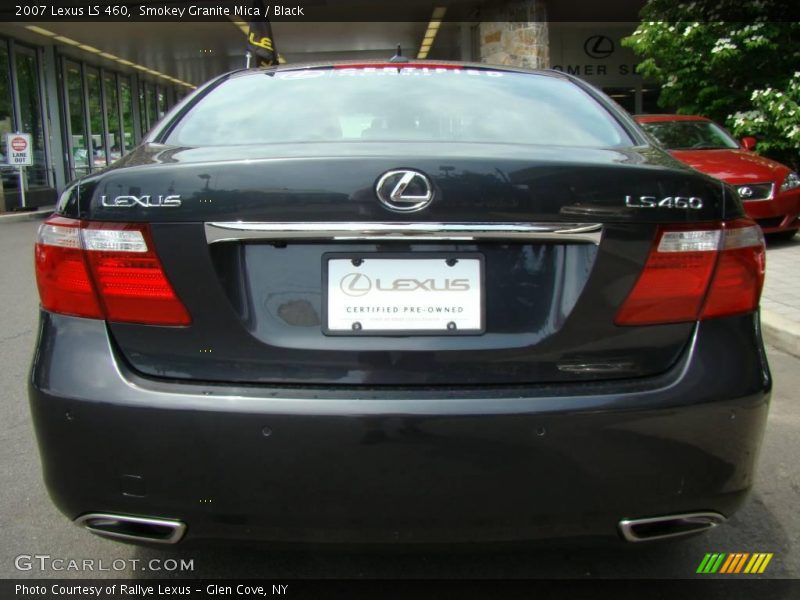 Smokey Granite Mica / Black 2007 Lexus LS 460