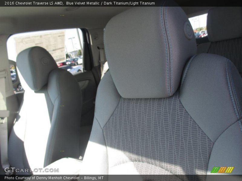 Blue Velvet Metallic / Dark Titanium/Light Titanium 2016 Chevrolet Traverse LS AWD