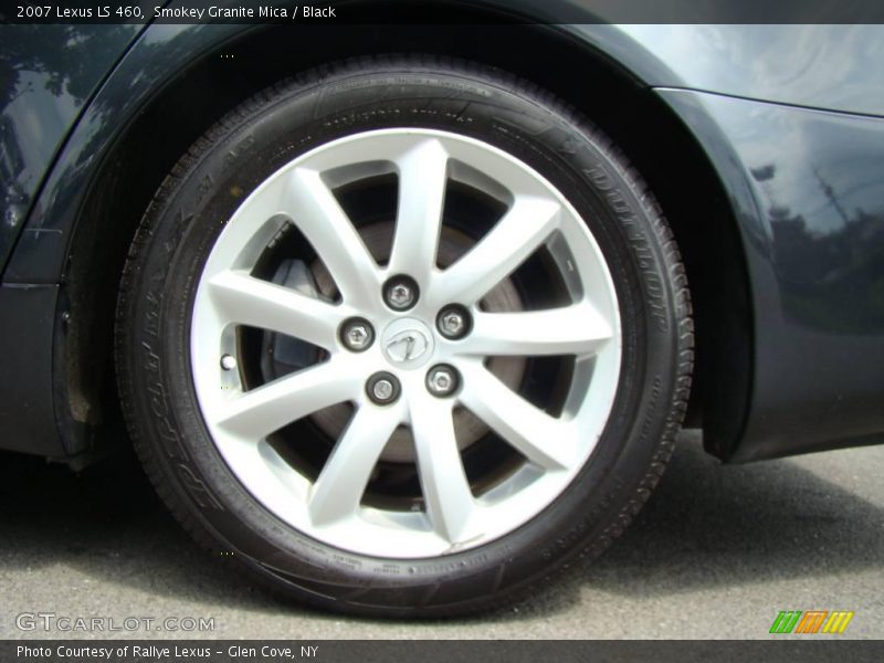 Smokey Granite Mica / Black 2007 Lexus LS 460