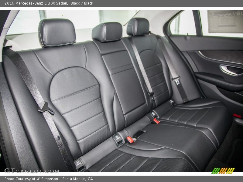 Black / Black 2016 Mercedes-Benz C 300 Sedan