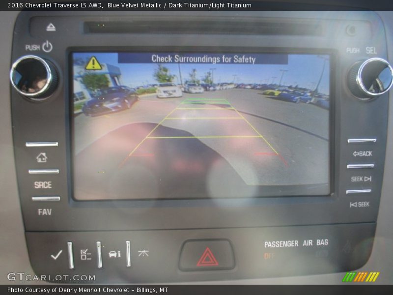 Blue Velvet Metallic / Dark Titanium/Light Titanium 2016 Chevrolet Traverse LS AWD