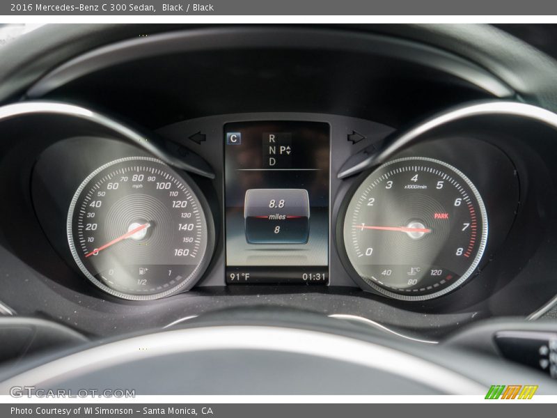  2016 C 300 Sedan 300 Sedan Gauges