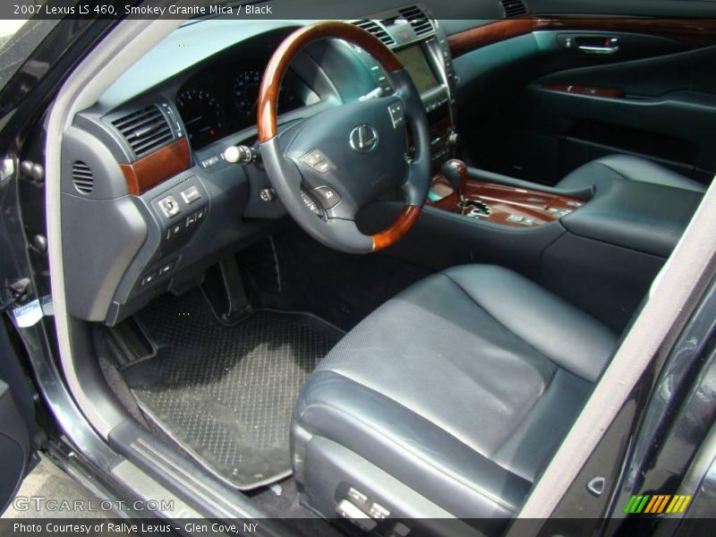 Smokey Granite Mica / Black 2007 Lexus LS 460