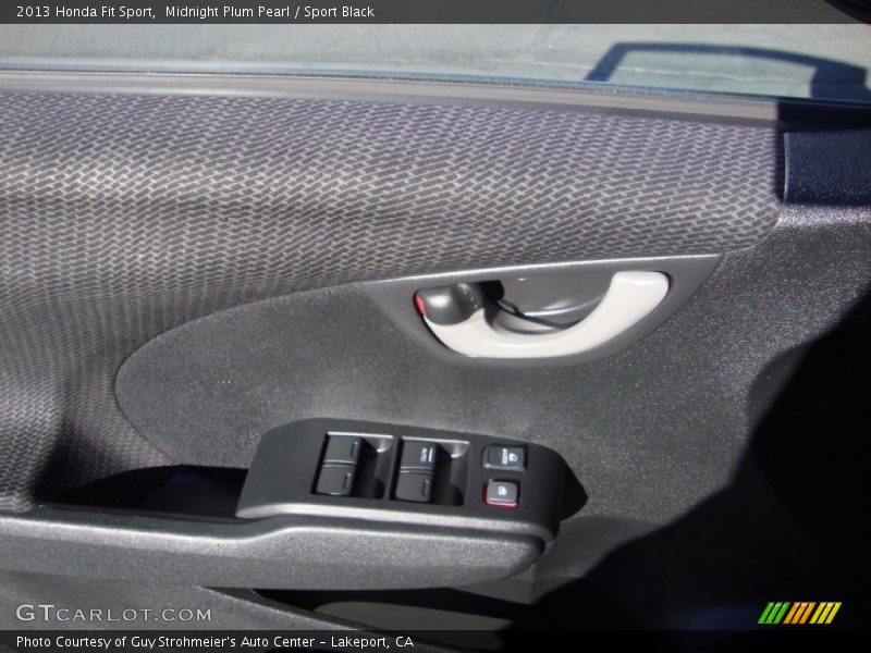 Midnight Plum Pearl / Sport Black 2013 Honda Fit Sport