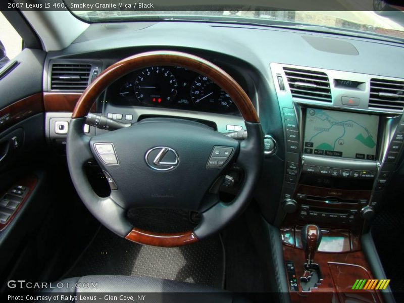 Smokey Granite Mica / Black 2007 Lexus LS 460