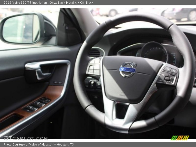 Onyx Black Metallic / Off-Black 2016 Volvo S60 T5 Inscription