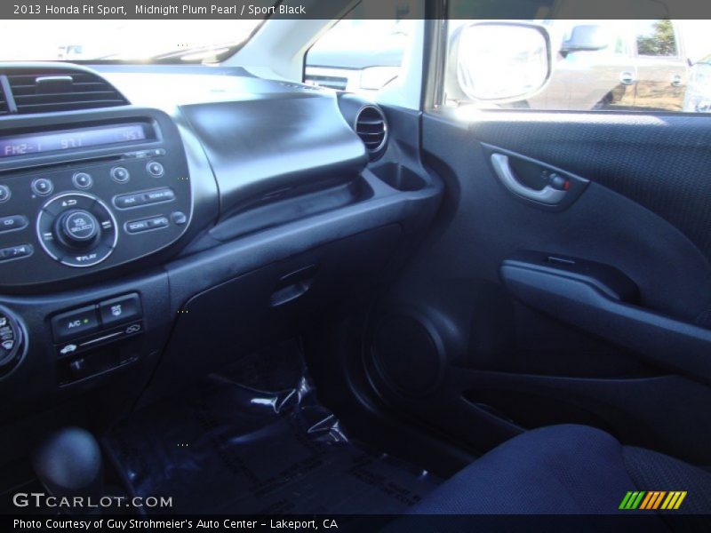 Midnight Plum Pearl / Sport Black 2013 Honda Fit Sport
