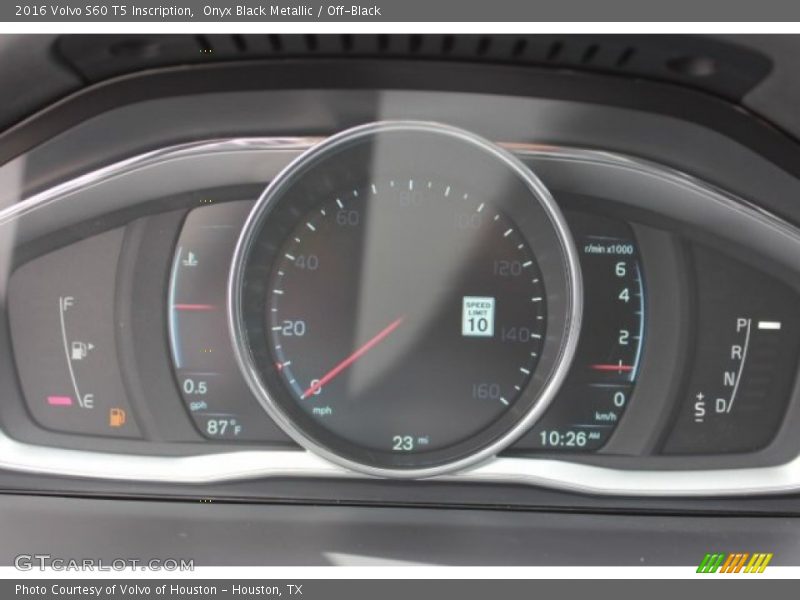 Onyx Black Metallic / Off-Black 2016 Volvo S60 T5 Inscription