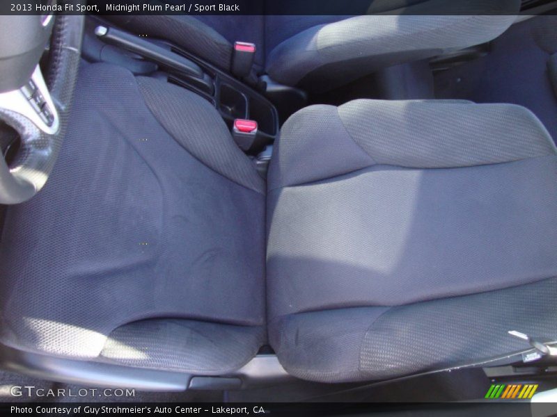 Midnight Plum Pearl / Sport Black 2013 Honda Fit Sport