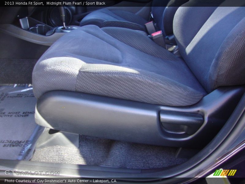 Midnight Plum Pearl / Sport Black 2013 Honda Fit Sport