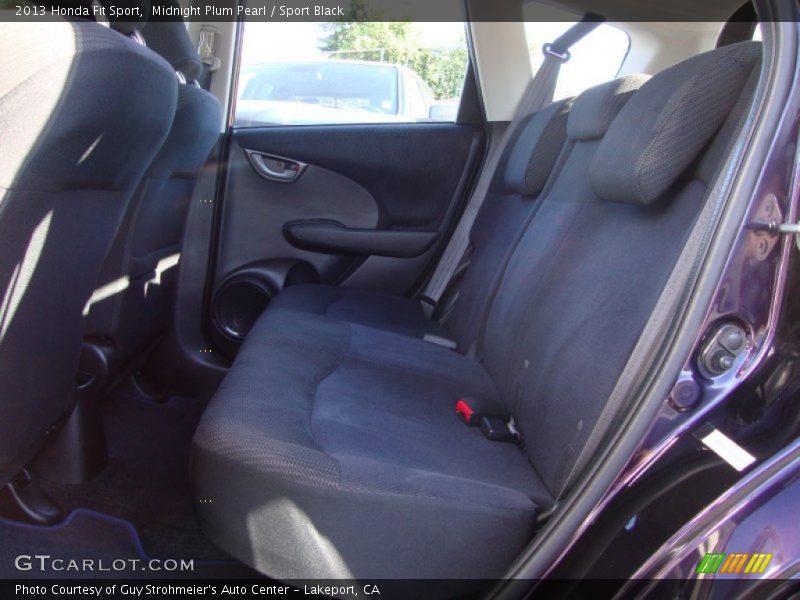 Midnight Plum Pearl / Sport Black 2013 Honda Fit Sport