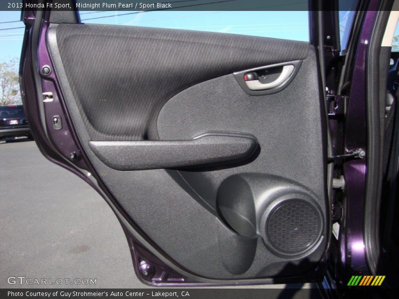 Midnight Plum Pearl / Sport Black 2013 Honda Fit Sport