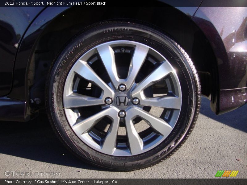 Midnight Plum Pearl / Sport Black 2013 Honda Fit Sport