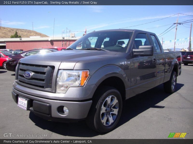 Sterling Gray Metallic / Steel Gray 2012 Ford F150 STX SuperCab