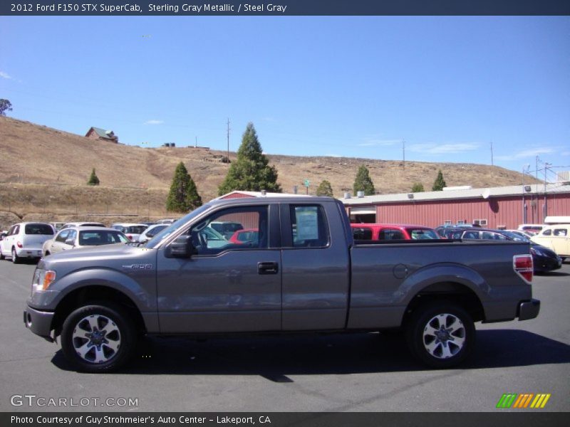 Sterling Gray Metallic / Steel Gray 2012 Ford F150 STX SuperCab