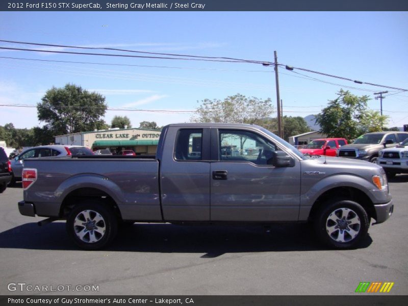 Sterling Gray Metallic / Steel Gray 2012 Ford F150 STX SuperCab