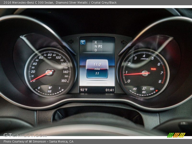  2016 C 300 Sedan 300 Sedan Gauges