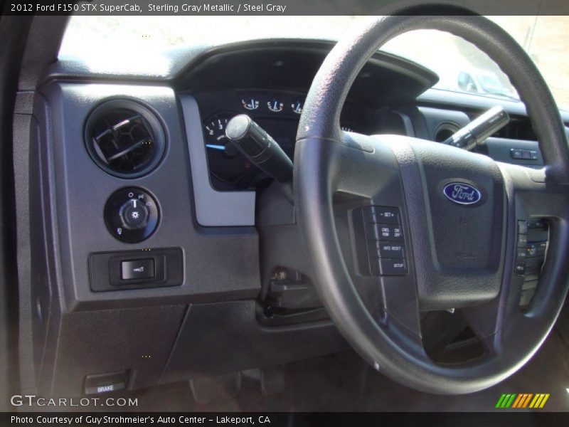 Sterling Gray Metallic / Steel Gray 2012 Ford F150 STX SuperCab