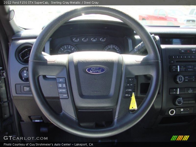 Sterling Gray Metallic / Steel Gray 2012 Ford F150 STX SuperCab