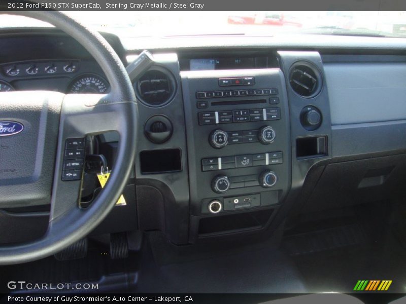 Sterling Gray Metallic / Steel Gray 2012 Ford F150 STX SuperCab