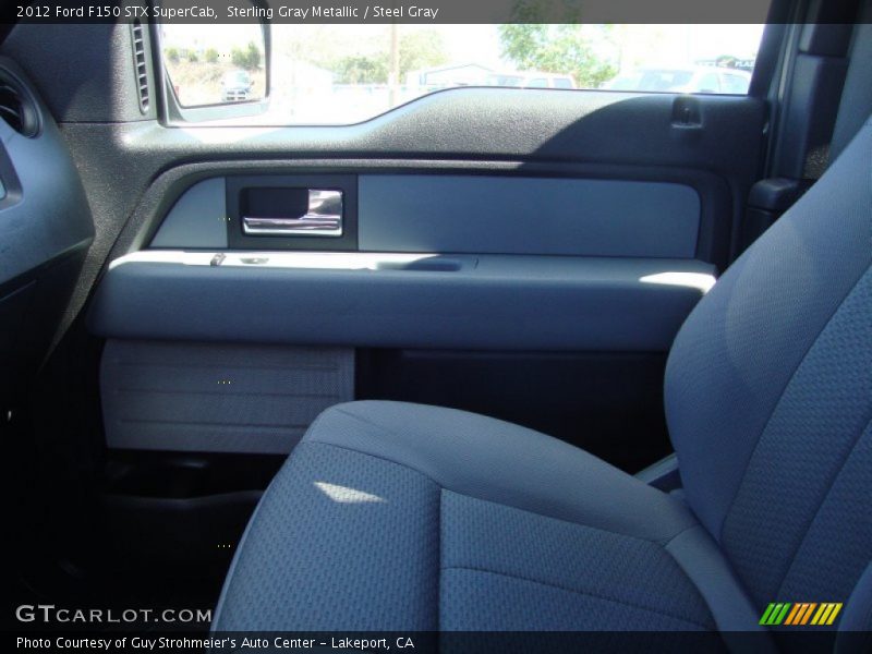 Sterling Gray Metallic / Steel Gray 2012 Ford F150 STX SuperCab