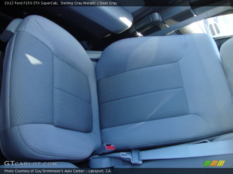 Sterling Gray Metallic / Steel Gray 2012 Ford F150 STX SuperCab