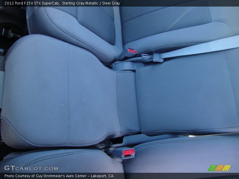 Sterling Gray Metallic / Steel Gray 2012 Ford F150 STX SuperCab