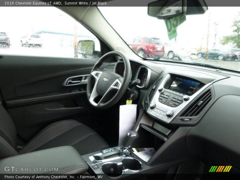 Summit White / Jet Black 2016 Chevrolet Equinox LT AWD