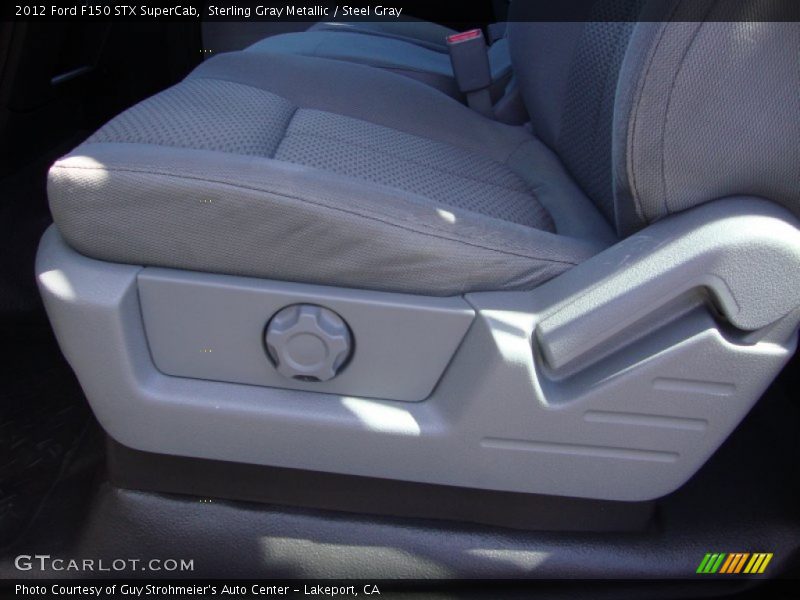 Sterling Gray Metallic / Steel Gray 2012 Ford F150 STX SuperCab