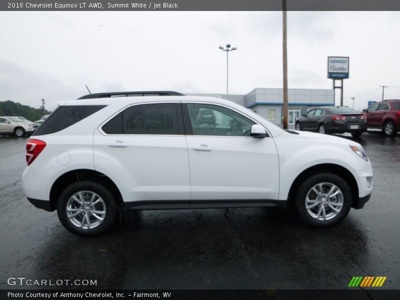 Summit White / Jet Black 2016 Chevrolet Equinox LT AWD