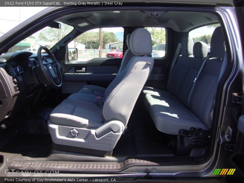 Sterling Gray Metallic / Steel Gray 2012 Ford F150 STX SuperCab