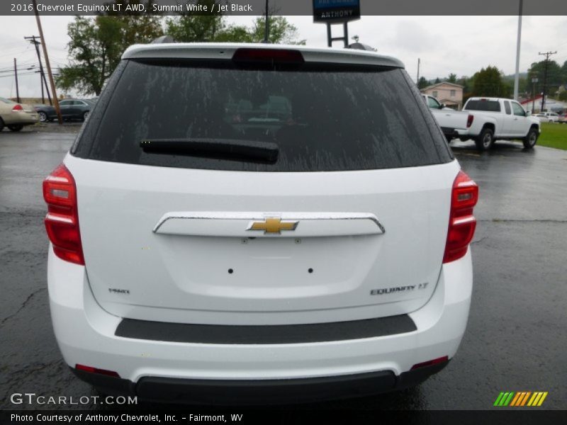 Summit White / Jet Black 2016 Chevrolet Equinox LT AWD