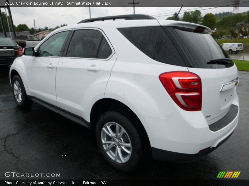 Summit White / Jet Black 2016 Chevrolet Equinox LT AWD