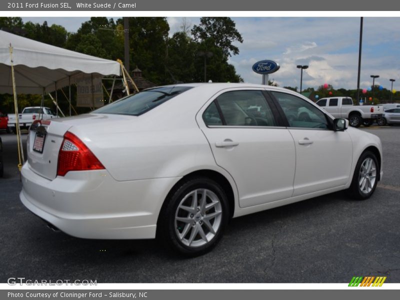 White Suede / Camel 2011 Ford Fusion SEL