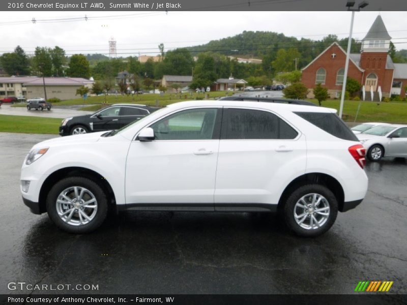 Summit White / Jet Black 2016 Chevrolet Equinox LT AWD