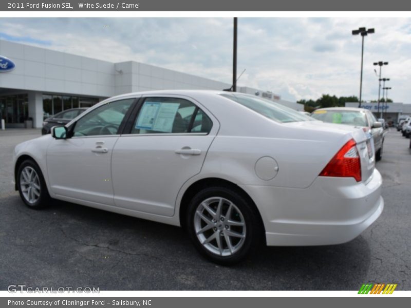 White Suede / Camel 2011 Ford Fusion SEL