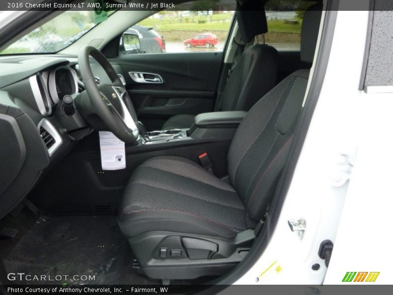 Summit White / Jet Black 2016 Chevrolet Equinox LT AWD