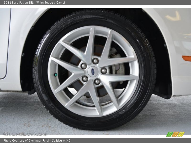 White Suede / Camel 2011 Ford Fusion SEL