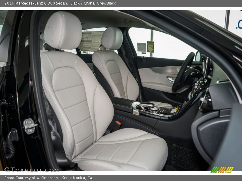 Black / Crystal Grey/Black 2016 Mercedes-Benz C 300 Sedan