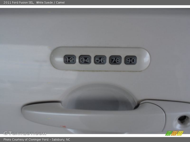 White Suede / Camel 2011 Ford Fusion SEL