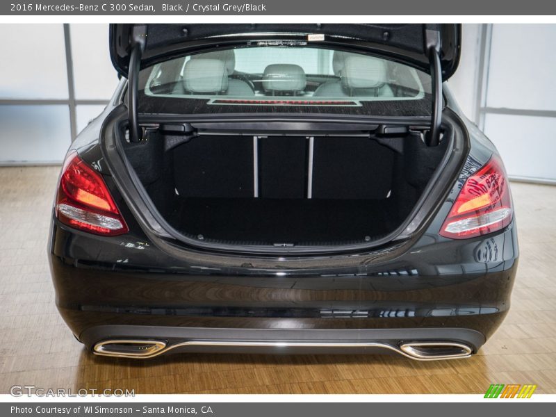 Black / Crystal Grey/Black 2016 Mercedes-Benz C 300 Sedan