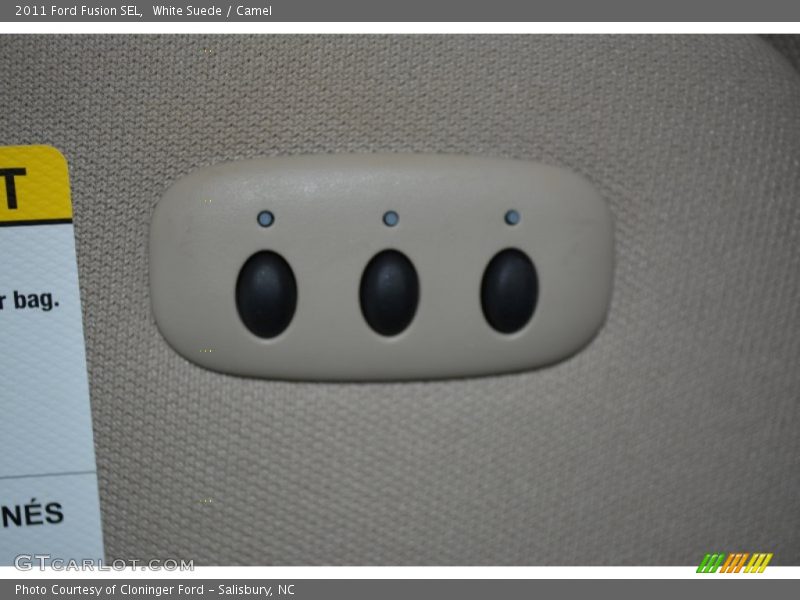 White Suede / Camel 2011 Ford Fusion SEL