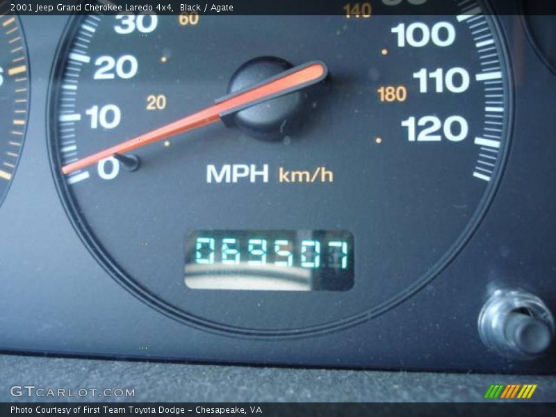 Black / Agate 2001 Jeep Grand Cherokee Laredo 4x4