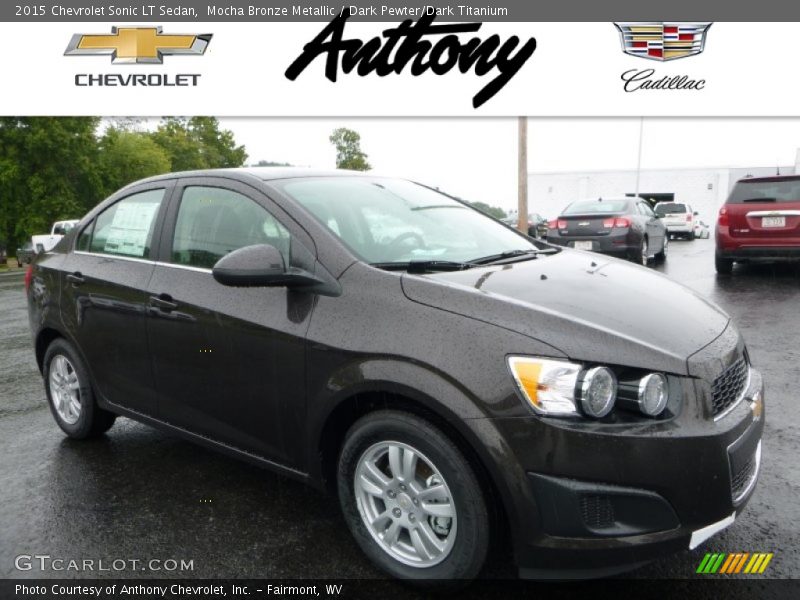 Mocha Bronze Metallic / Dark Pewter/Dark Titanium 2015 Chevrolet Sonic LT Sedan
