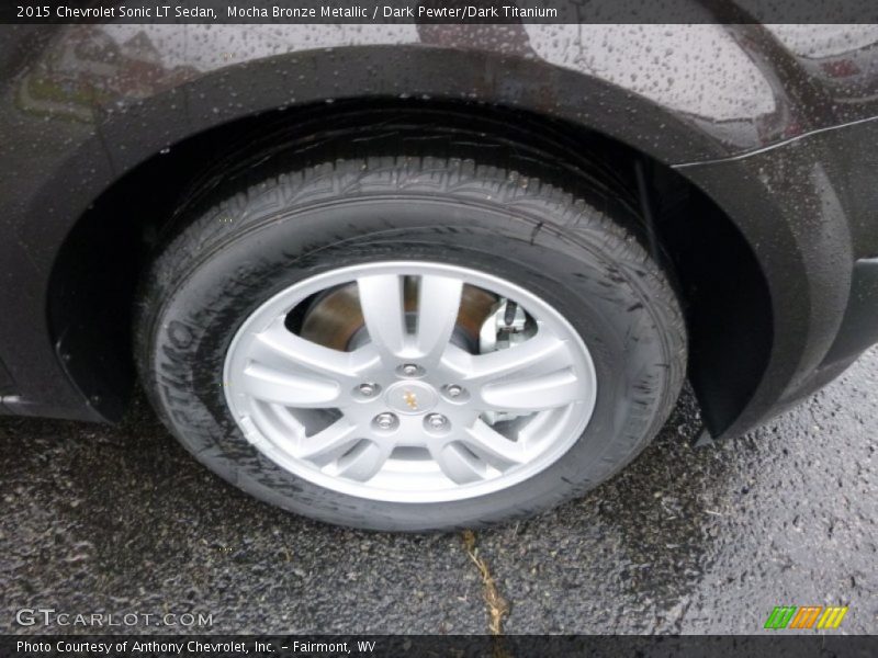 Mocha Bronze Metallic / Dark Pewter/Dark Titanium 2015 Chevrolet Sonic LT Sedan