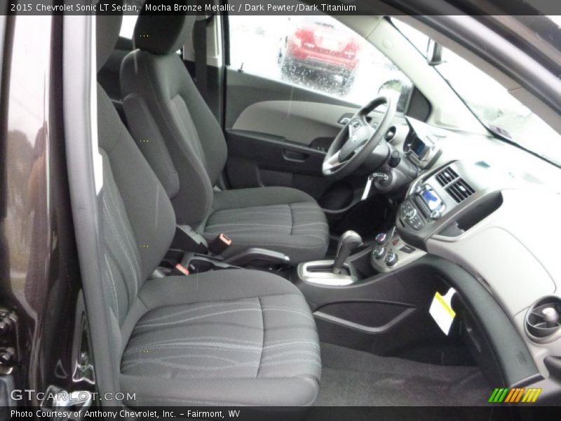 Mocha Bronze Metallic / Dark Pewter/Dark Titanium 2015 Chevrolet Sonic LT Sedan