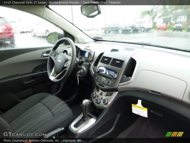 Mocha Bronze Metallic / Dark Pewter/Dark Titanium 2015 Chevrolet Sonic LT Sedan