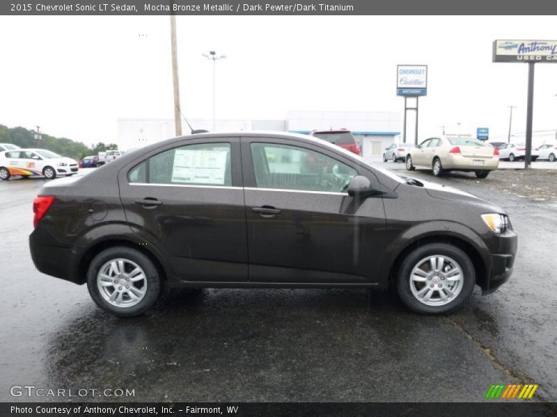Mocha Bronze Metallic / Dark Pewter/Dark Titanium 2015 Chevrolet Sonic LT Sedan
