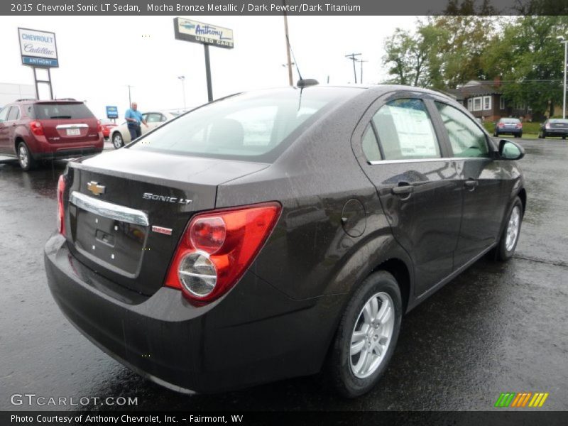 Mocha Bronze Metallic / Dark Pewter/Dark Titanium 2015 Chevrolet Sonic LT Sedan